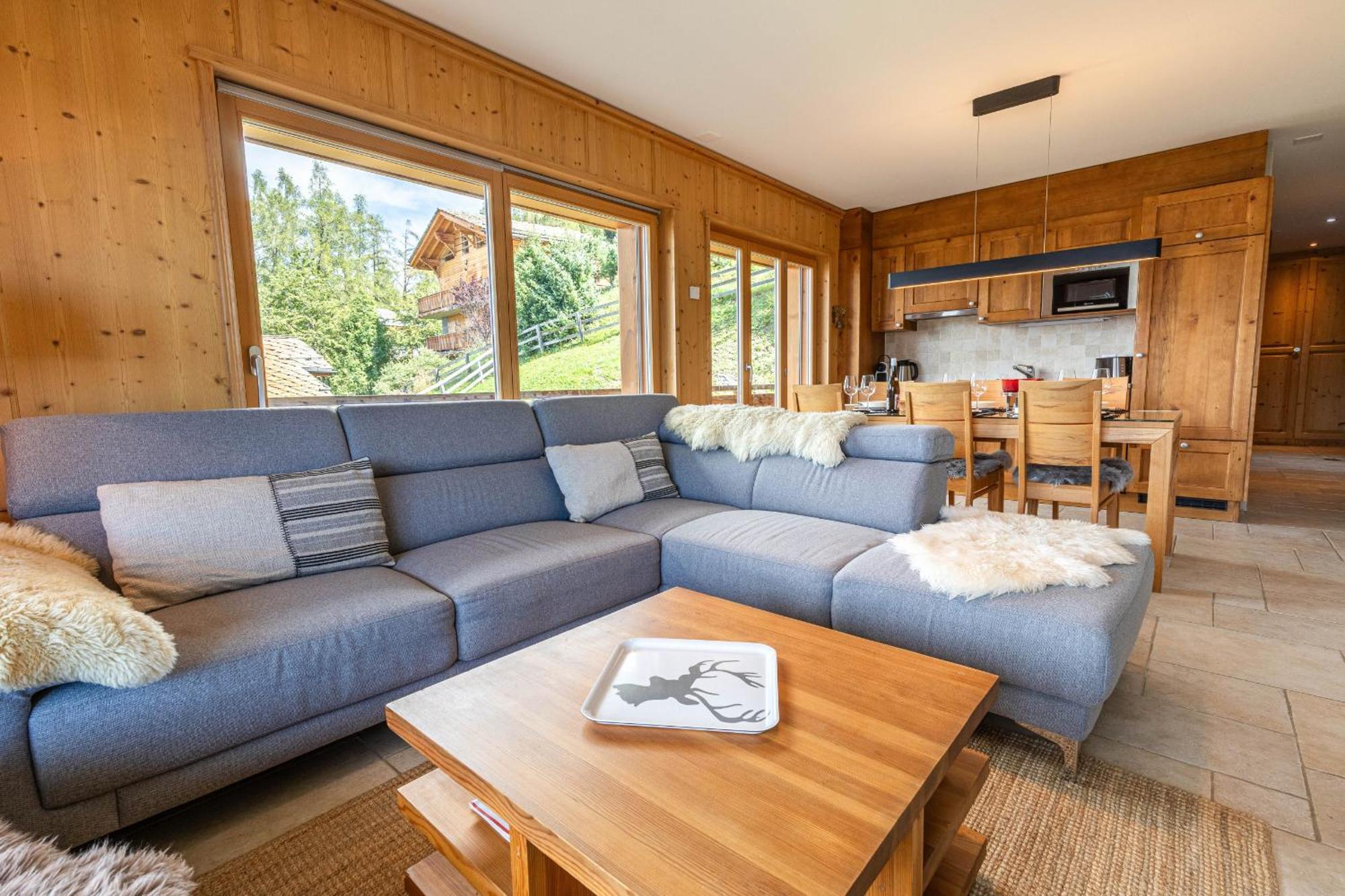 Hauts De Veysonnaz Sauna & View Apartments Екстер'єр фото